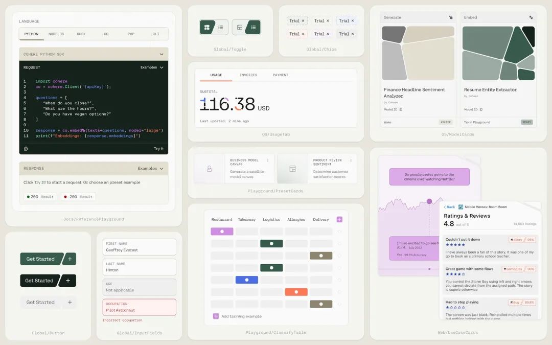 Cohere Design: 顶尖 AI 团队的绝佳审美