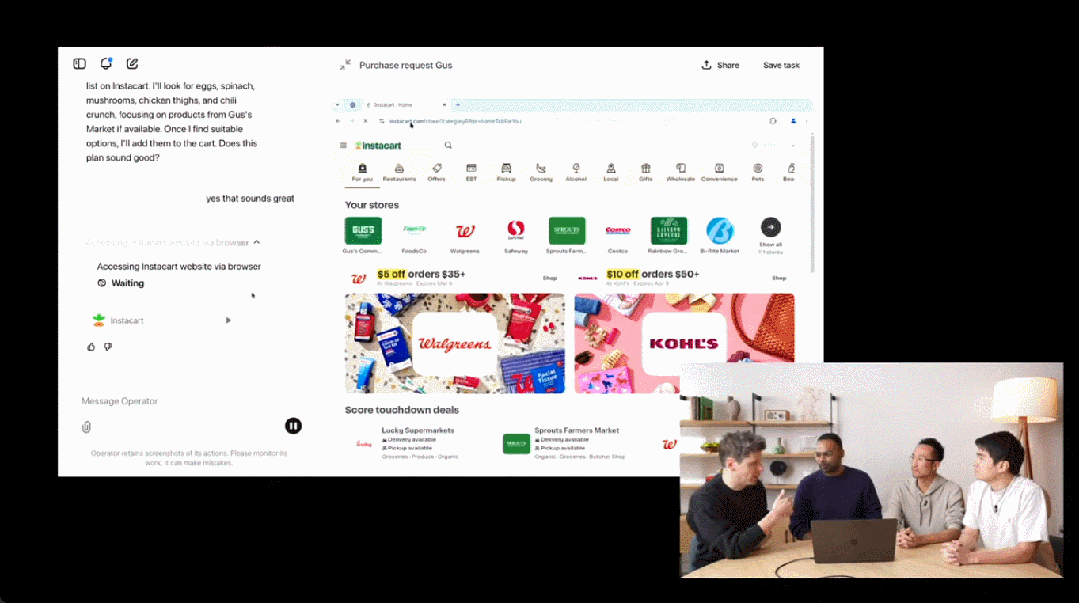 刚刚，OpenAI正式放出智能体Operator！能推理、联网自主执行任务