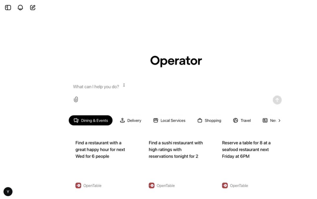 OpenAI发布首款AI智能体Operator,能像人类一样自主操控浏览器