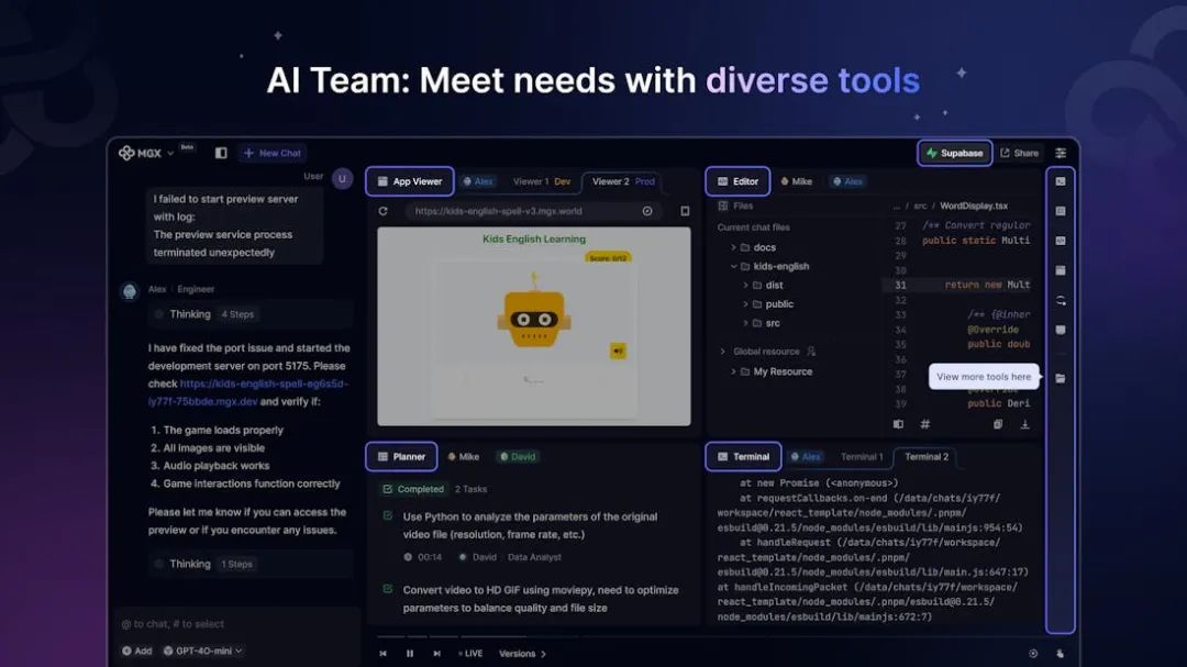 MGX: 当AI成为你的专属开发团队