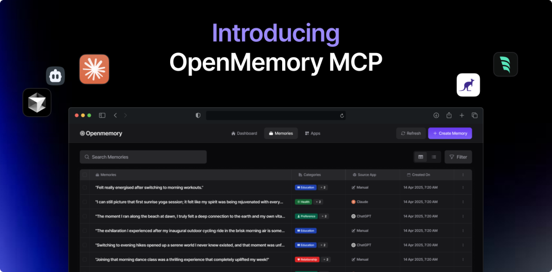 OpenMemory MCP:让AI工具拥有
