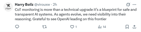 刚刚,OpenAI发布CoT监控,增强AI Agent自主能力