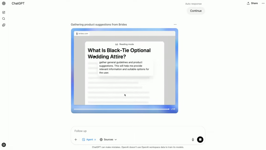 刚刚，OpenAI 发布 ChatGPT 版 Manus！奥特曼：感受 AGI 时刻