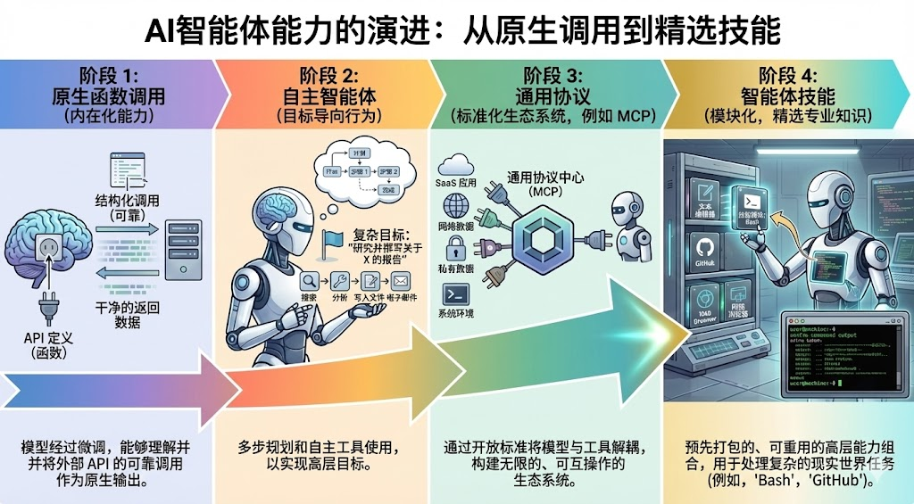 Agent圣经(四)| 一文搞懂Function Call、MCP、Skills