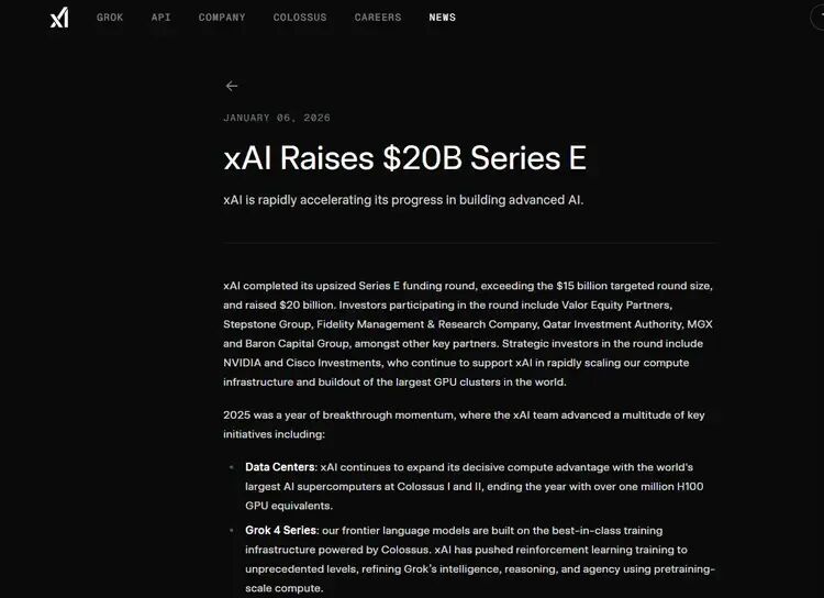 马斯克杀疯了!xAI官宣200亿美元融资,这次真能“干翻”OpenAI?